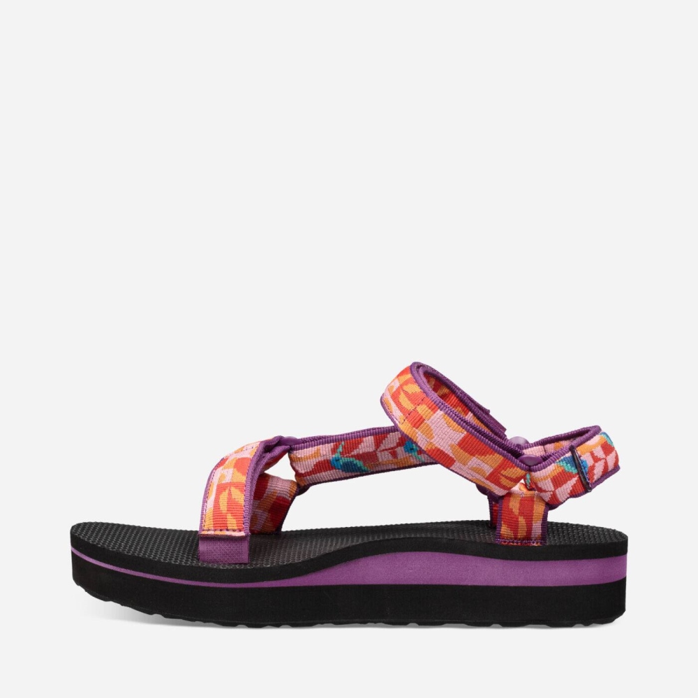 Women's Teva Midform Universal Flatform Sandals Multicolor | 619087BSA