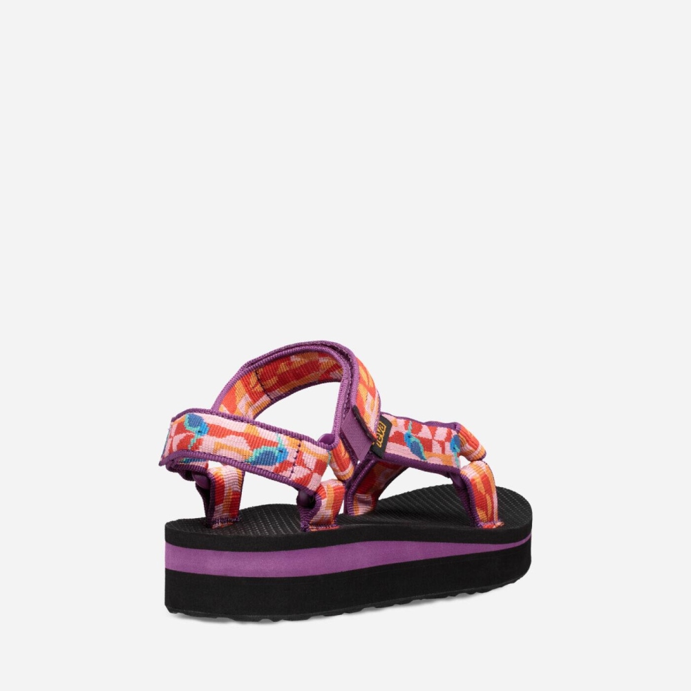 Women's Teva Midform Universal Flatform Sandals Multicolor | 619087BSA