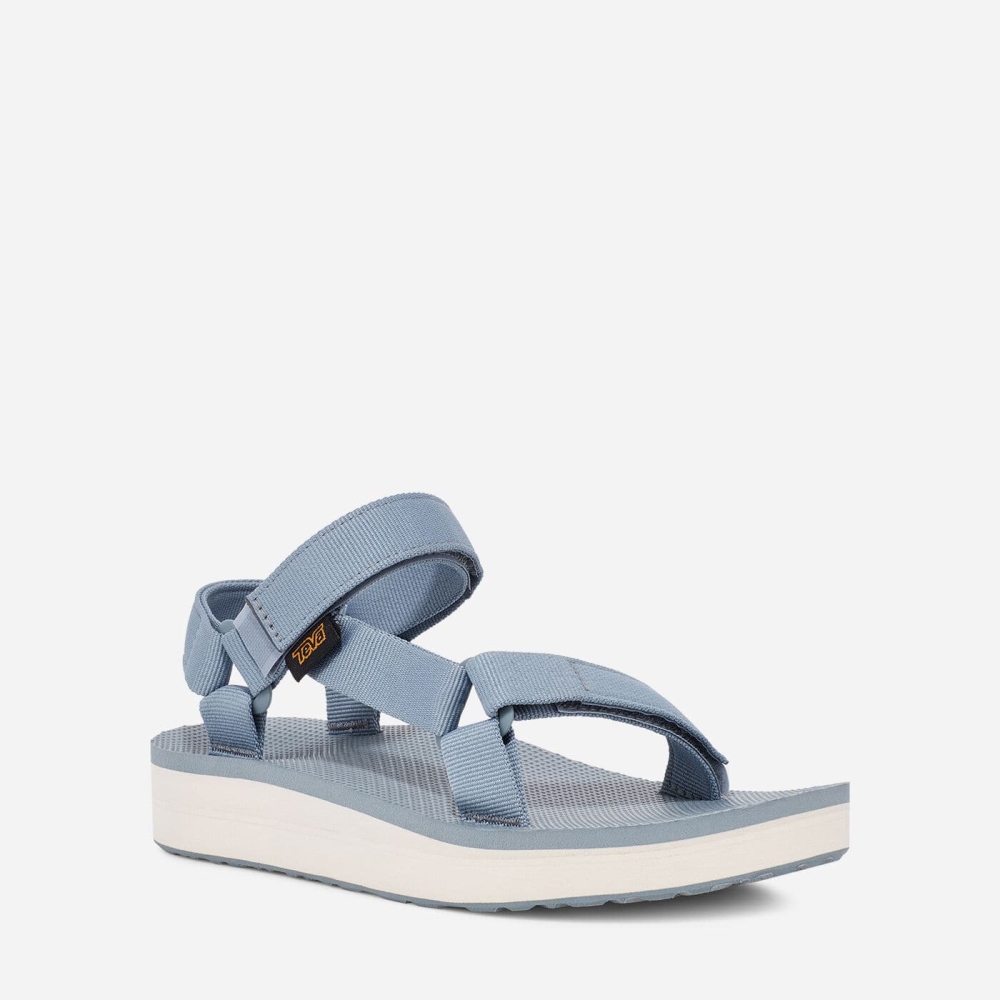 Women's Teva Midform Universal Flatform Sandals Light Blue | 635089DWZ