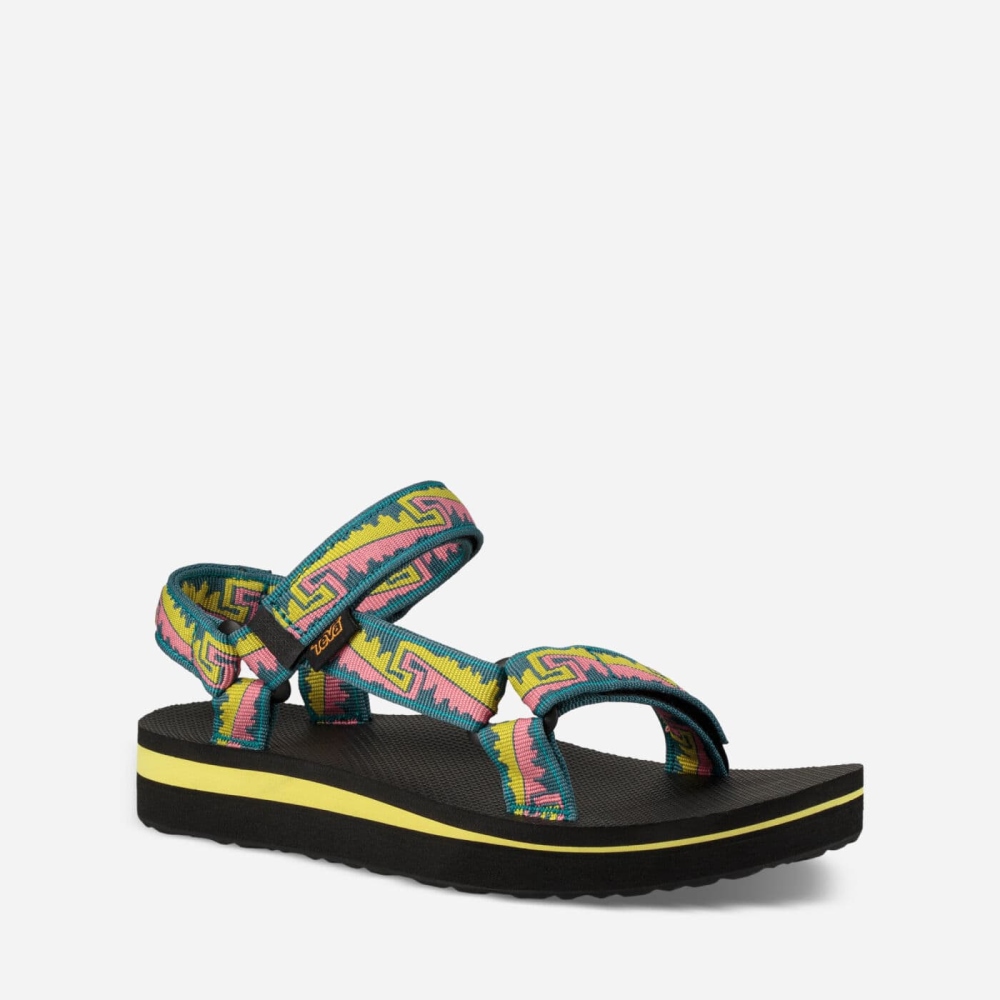 Women's Teva Midform Universal Flatform Sandals Multicolor | 951064ITK