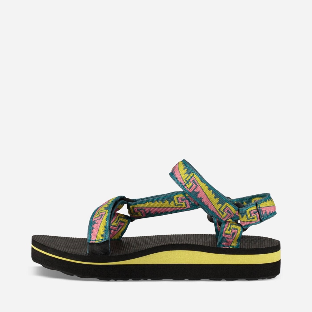 Women's Teva Midform Universal Flatform Sandals Multicolor | 951064ITK