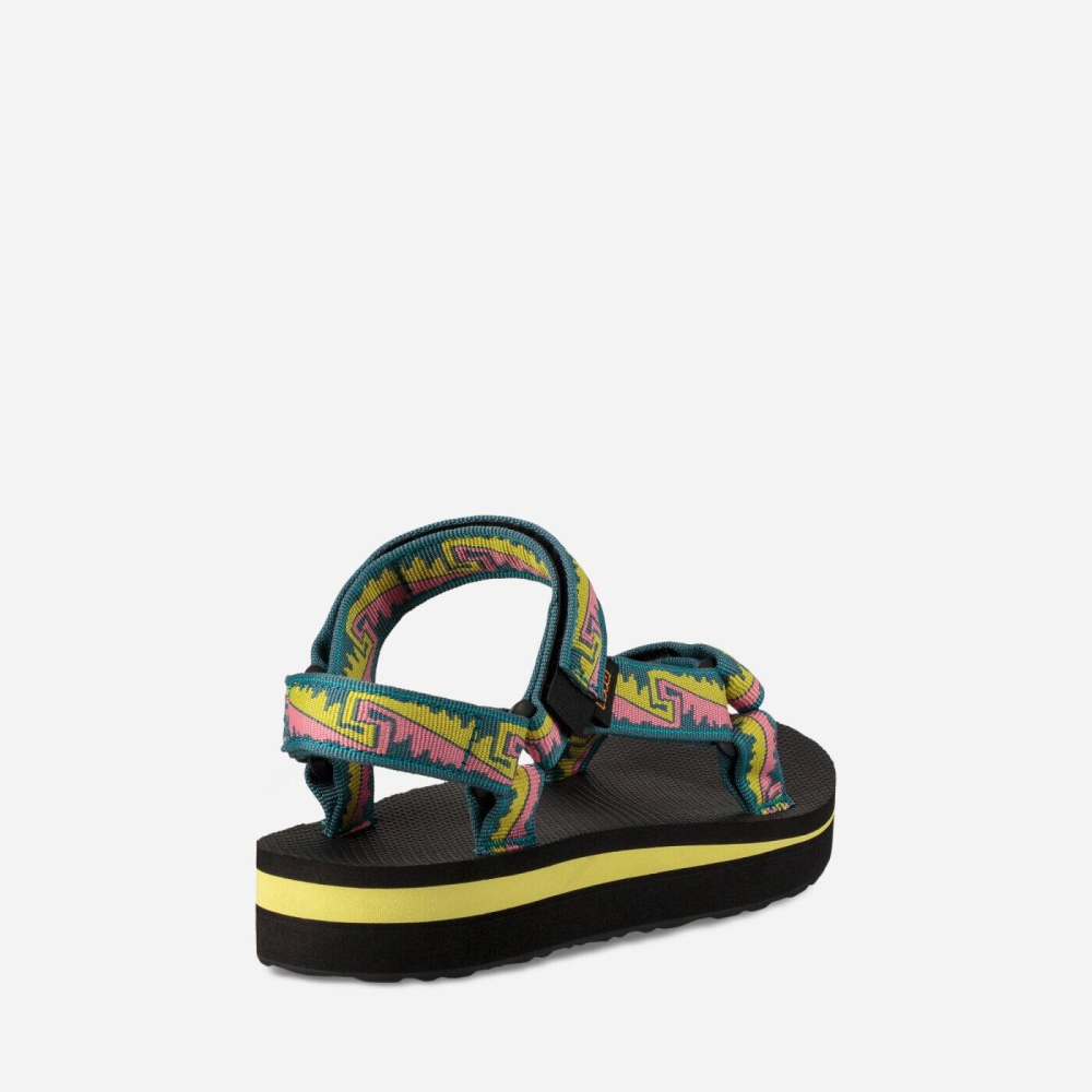 Women's Teva Midform Universal Flatform Sandals Multicolor | 951064ITK