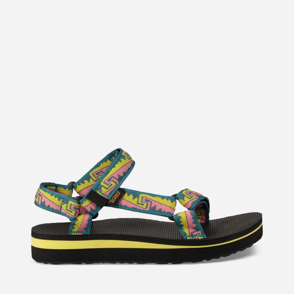 Women\'s Teva Midform Universal Flatform Sandals Multicolor | 951064ITK