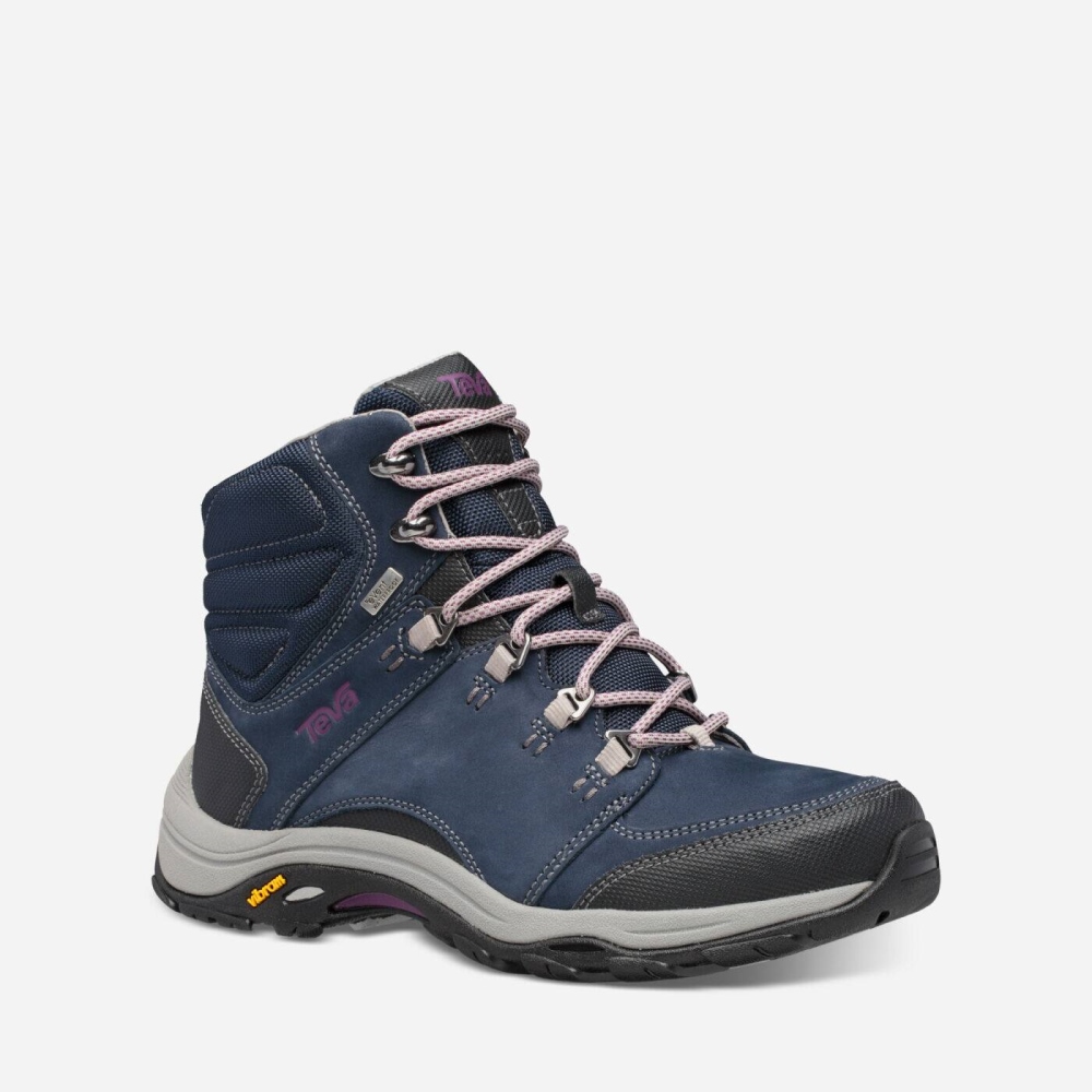 Women's Teva Montara Mid eVent Boots Black | 571290IOM