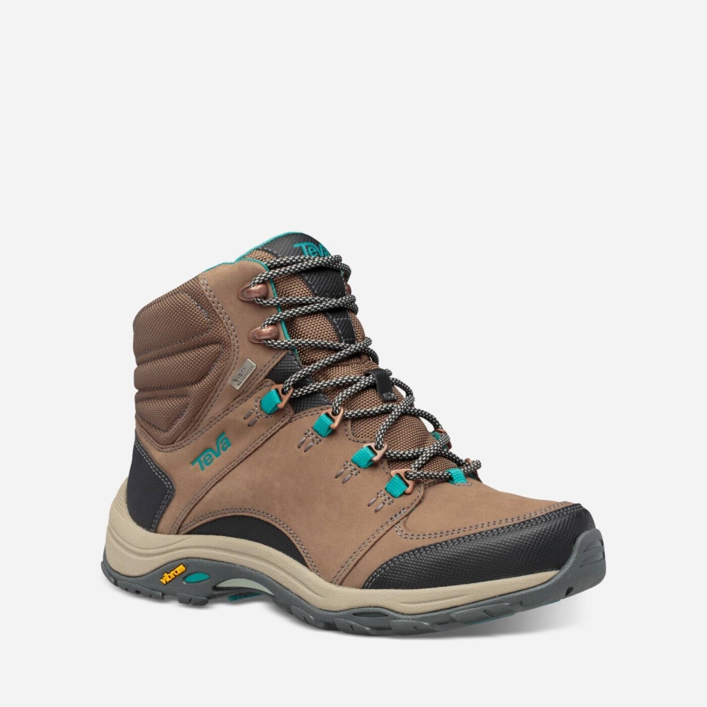 Women's Teva Montara Mid eVent Boots Chocolate | 854063XOU