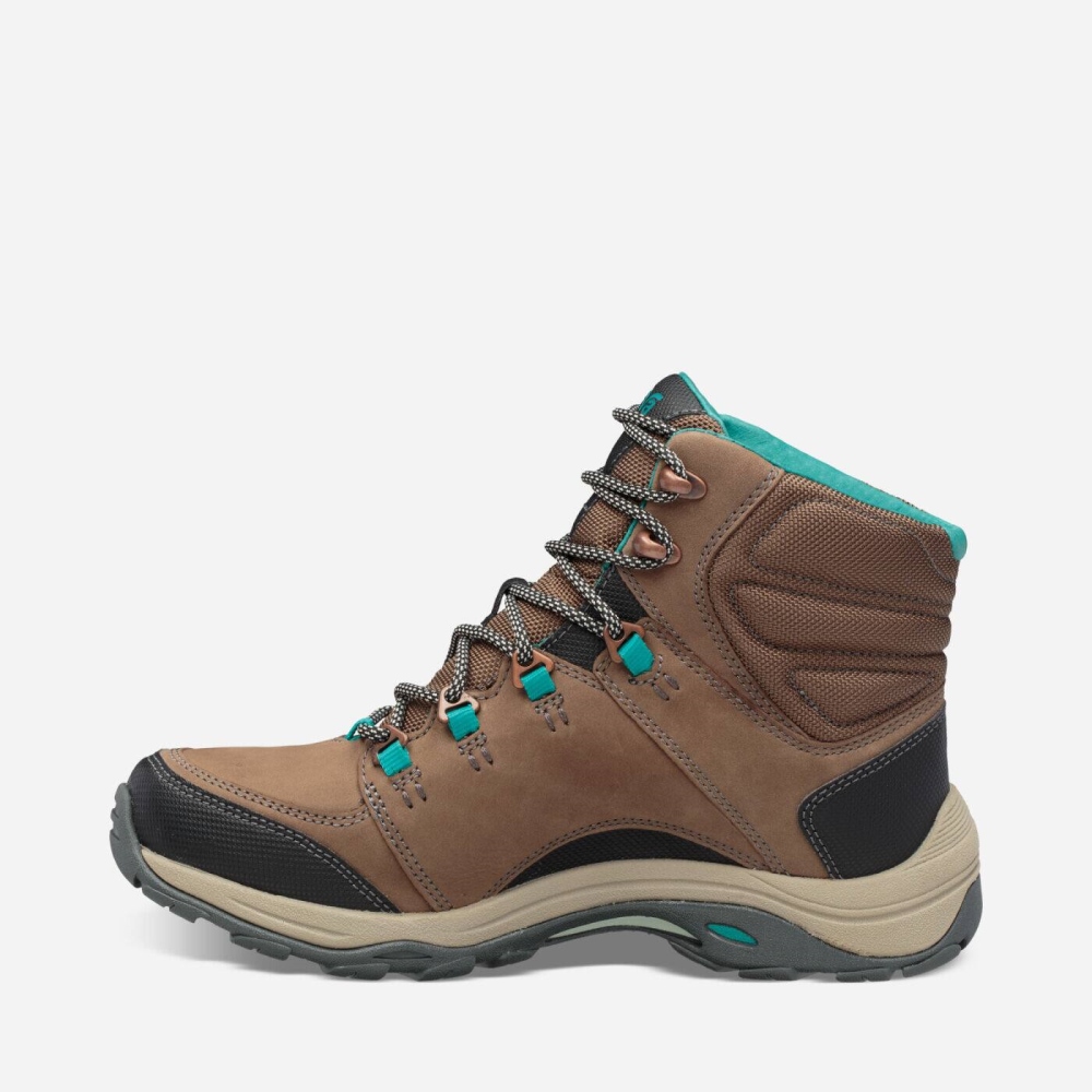 Women's Teva Montara Mid eVent Boots Chocolate | 854063XOU