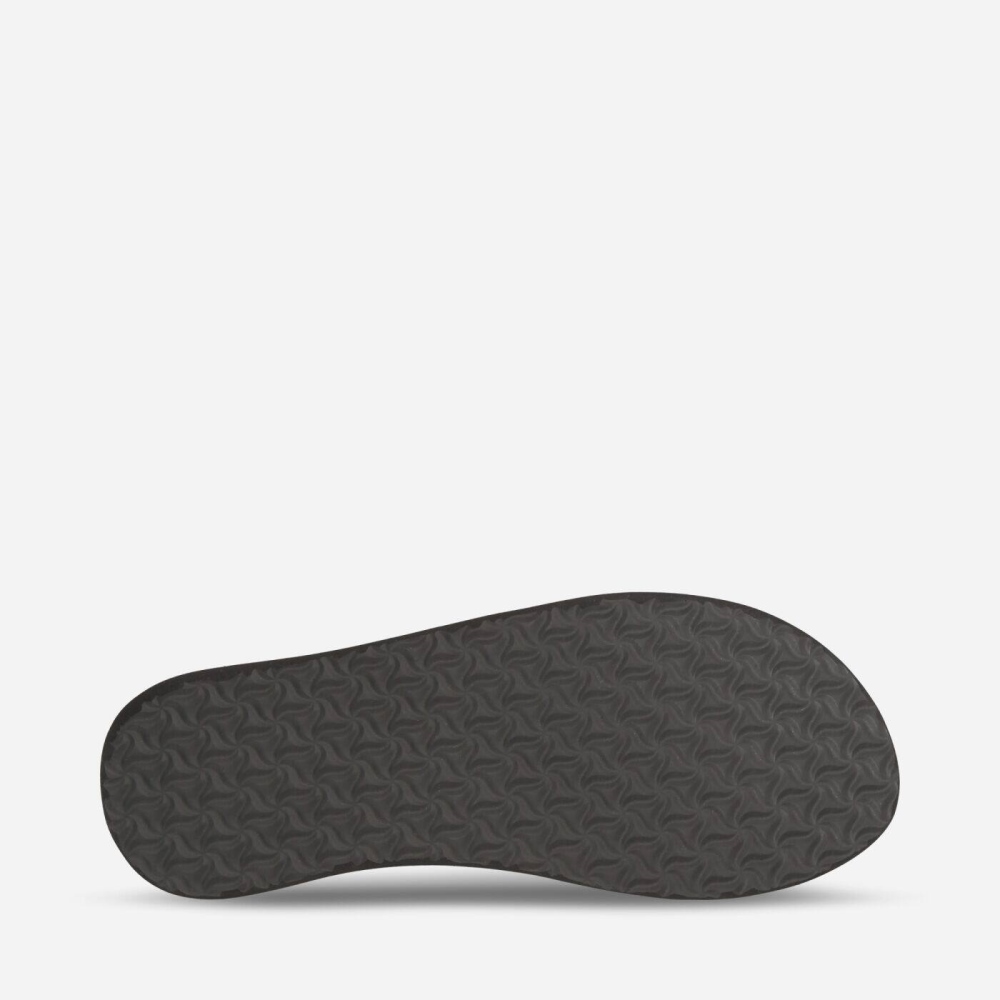 Women's Teva Olowahu Flip Flops Black | 548069YXZ