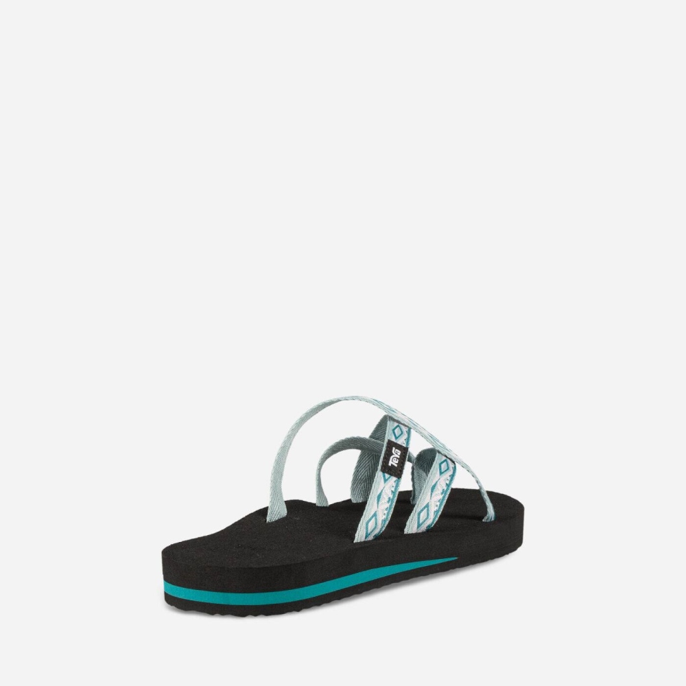 Women's Teva Olowahu Flip Flops Grey | 271904GBK