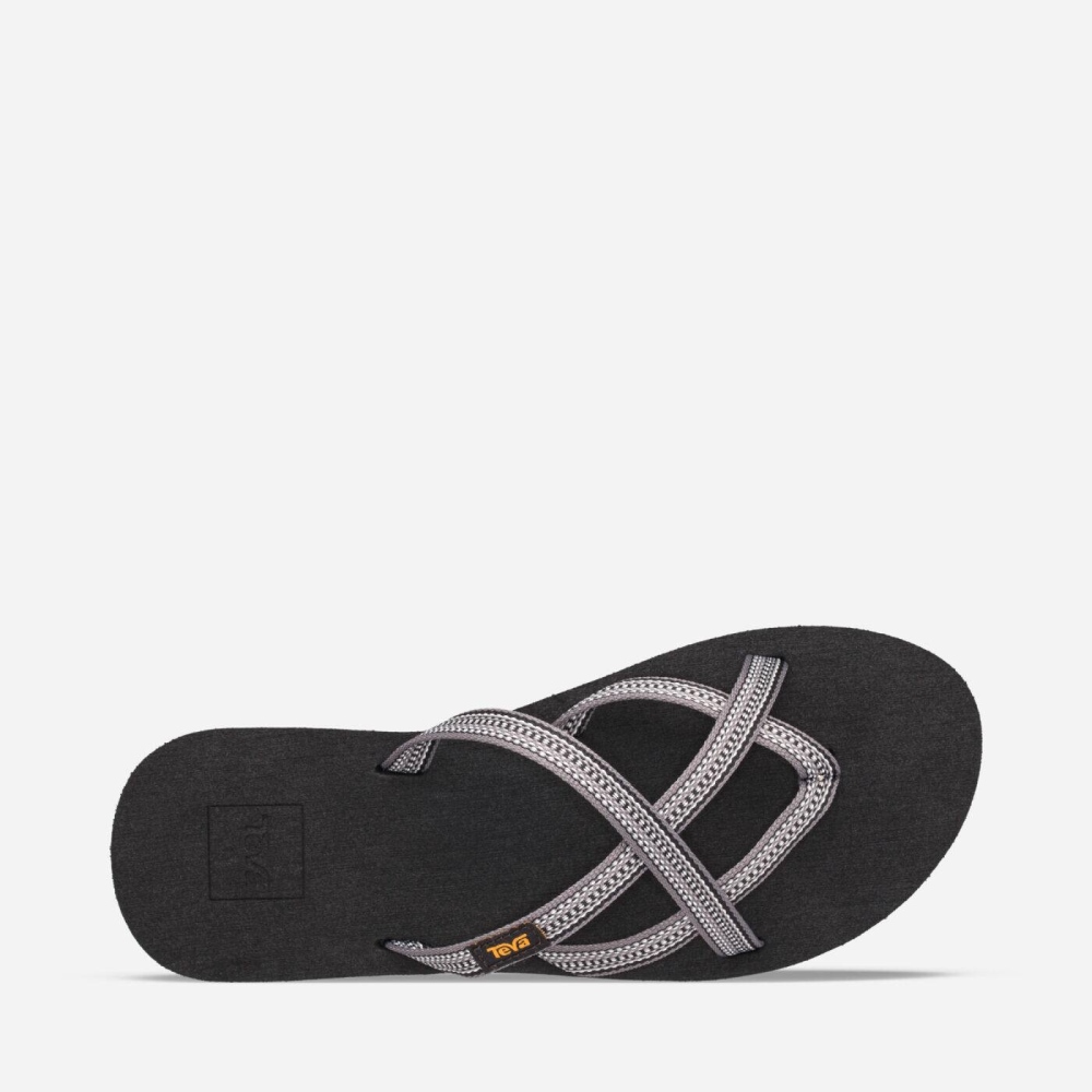 Women's Teva Olowahu Flip Flops Grey | 418920WCK