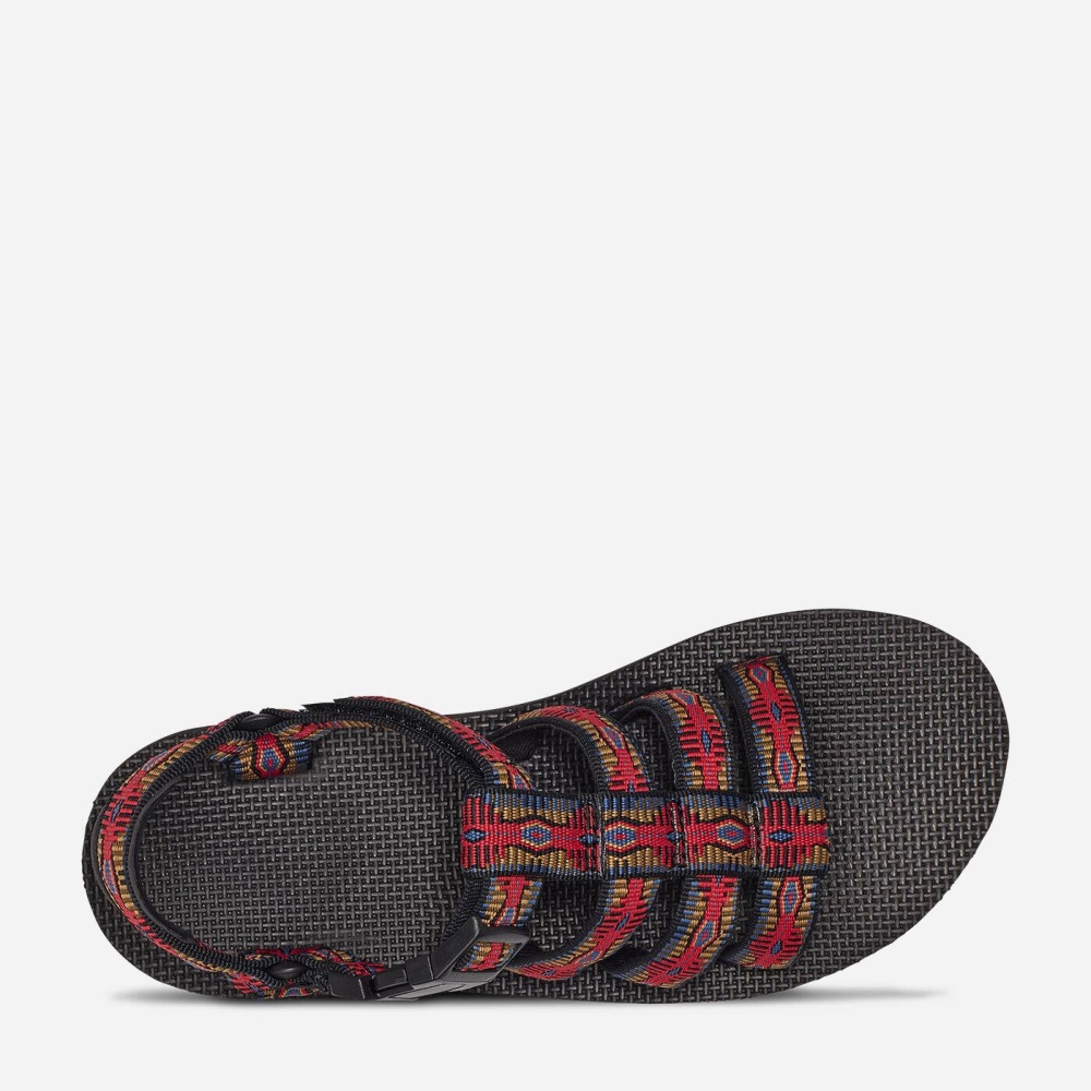 Women's Teva Original Dorado Hiking Sandals Black Red | 037469ZOL