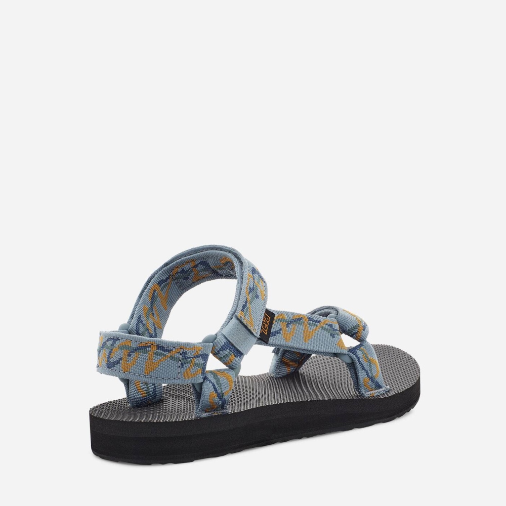 Women's Teva Original Universal Hiking Sandals Black Blue | 259138KYB