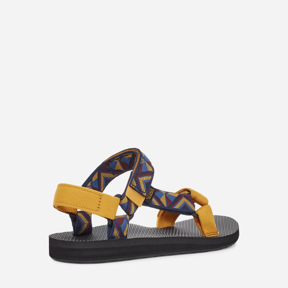 Women's Teva Original Universal Hiking Sandals Yellow Multicolor | 371590CKG