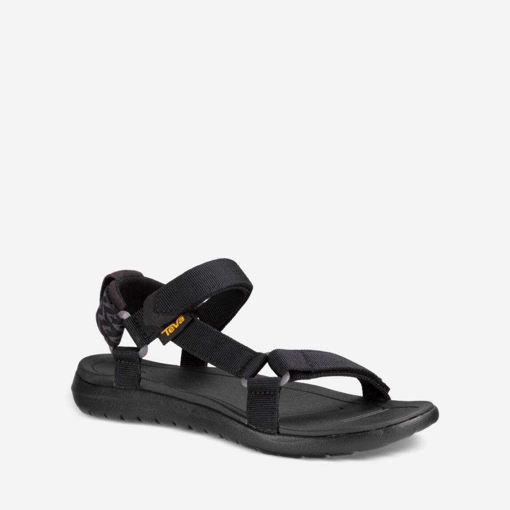 Women's Teva Sanborn Universal Hiking Sandals Black | 287590YBH