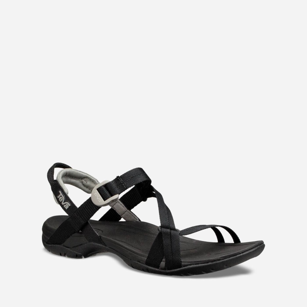 Women's Teva Sirra Hiking Sandals Black | 102769KCB