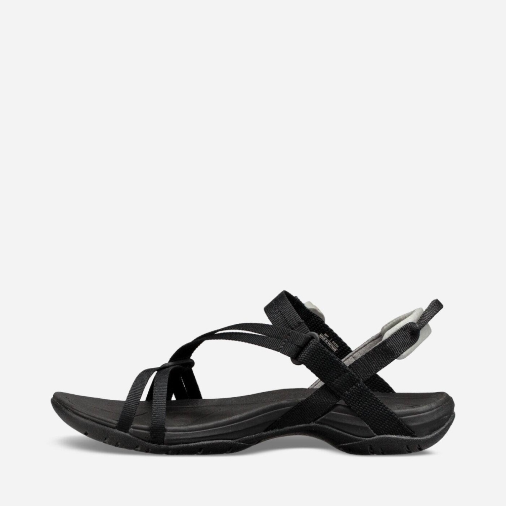 Women's Teva Sirra Hiking Sandals Black | 102769KCB