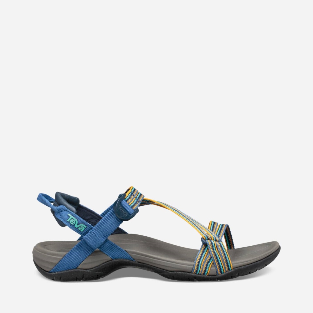 Women\'s Teva Sirra Hiking Sandals Dark Blue | 376581FKQ