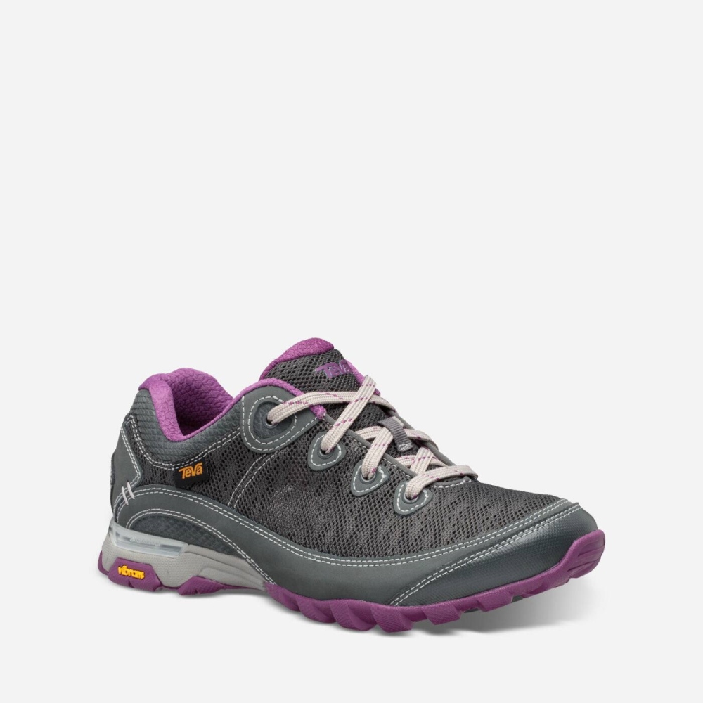 Women's Teva Sugarpine II Air Mesh Hiking Shoes Dark Grey Purple | 064291WHZ