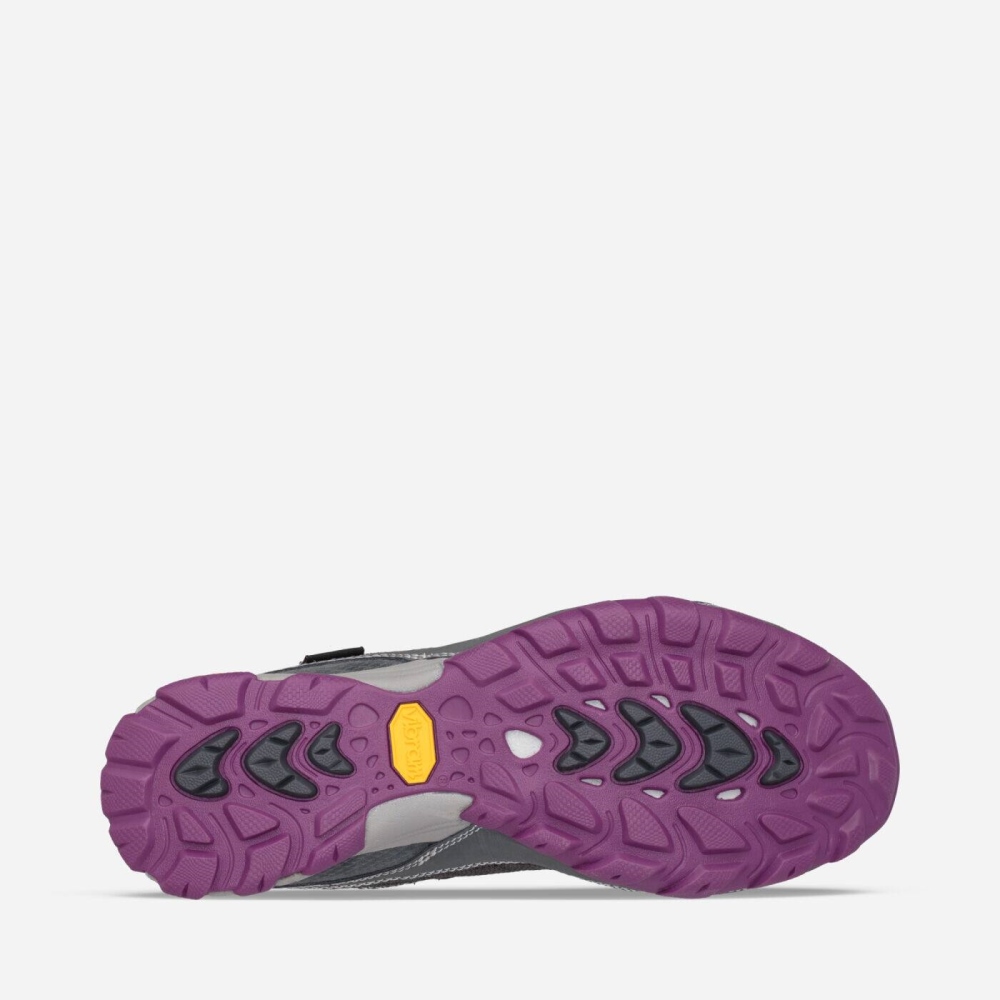 Women's Teva Sugarpine II Air Mesh Hiking Shoes Dark Grey Purple | 064291WHZ