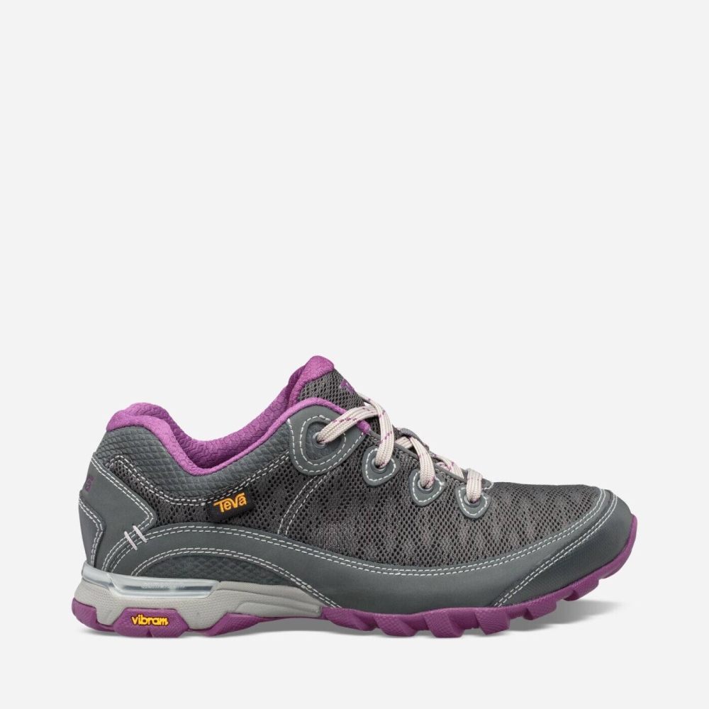 Women\'s Teva Sugarpine II Air Mesh Hiking Shoes Dark Grey Purple | 064291WHZ