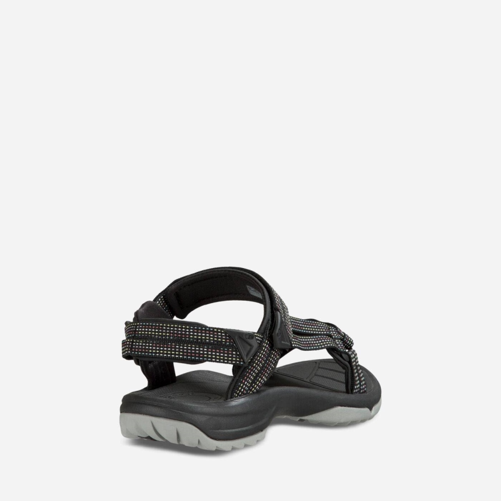 Women's Teva Terra Fi Lite Hiking Sandals Black Grey | 586930PZN