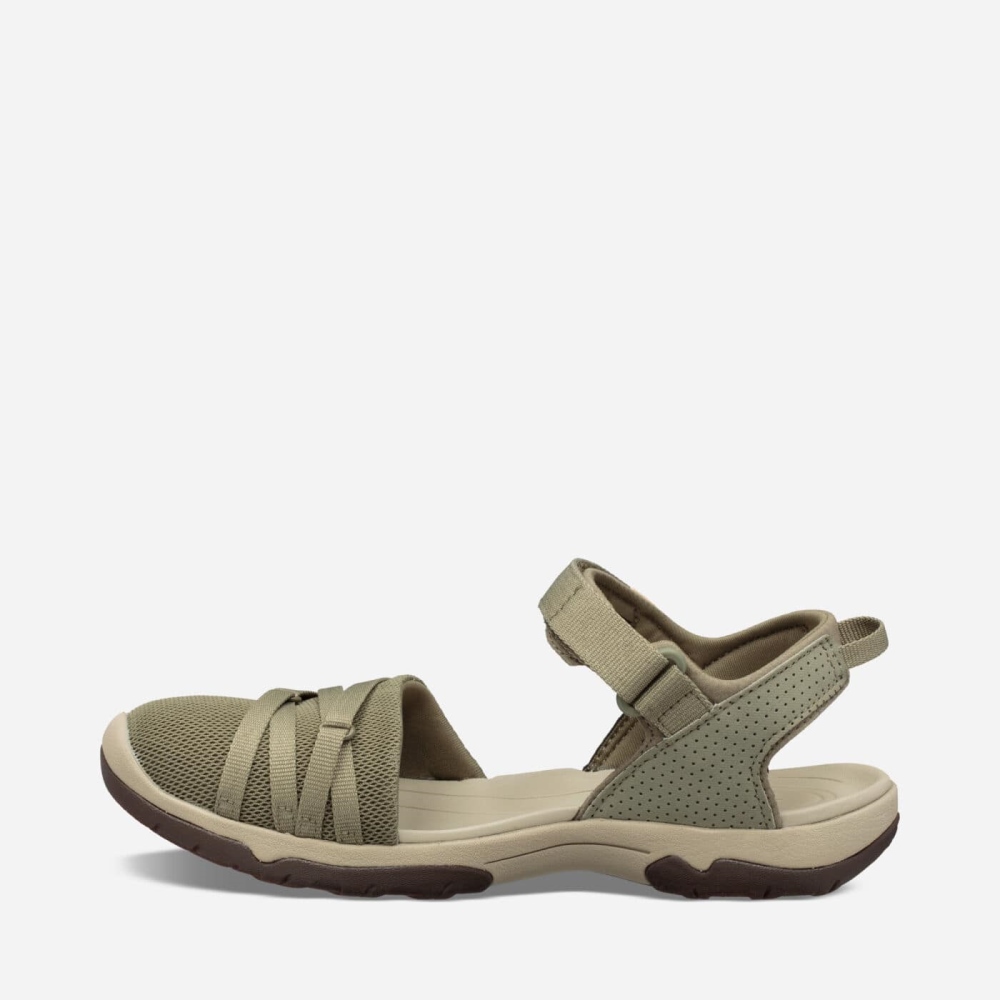 Women's Teva Tirra CT Hiking Sandals Olive | 694327IFH