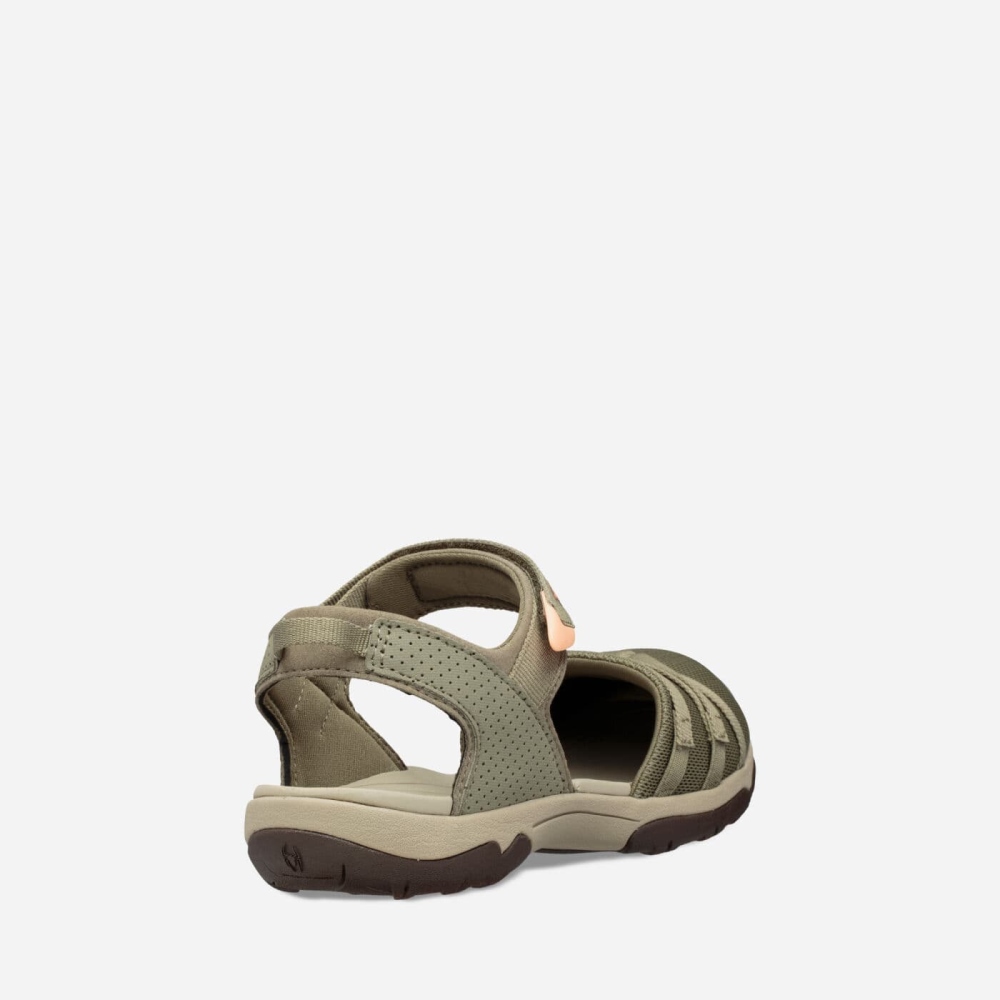 Women's Teva Tirra CT Hiking Sandals Olive | 694327IFH