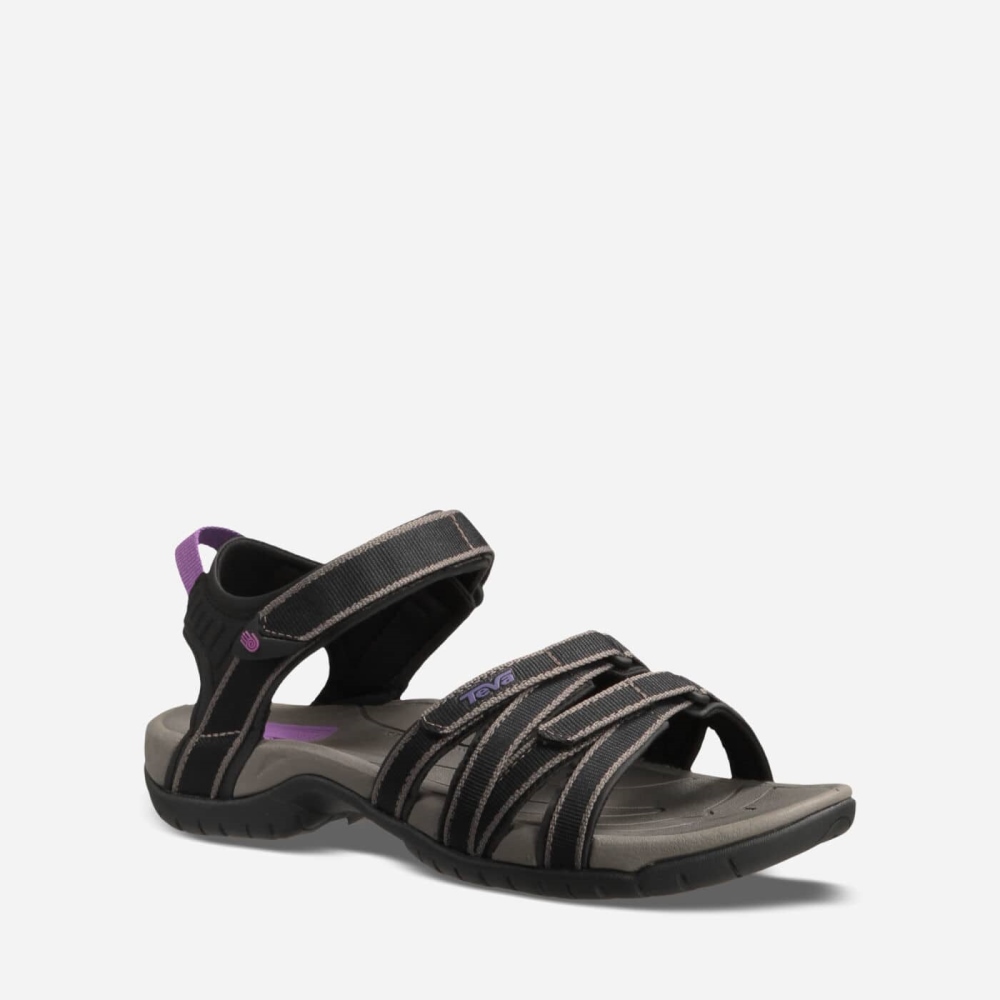 Women's Teva Tirra Hiking Sandals Black Grey | 081425CEM