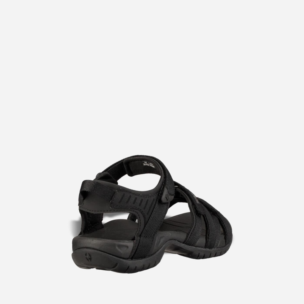 Women's Teva Tirra Hiking Sandals Black Black | 671905IAR