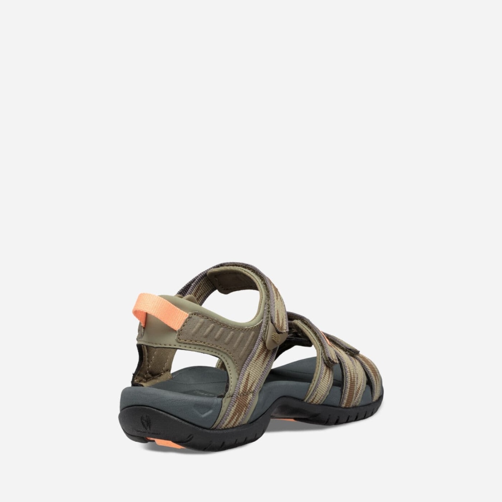 Women's Teva Tirra Hiking Sandals Olive | 182430XUJ