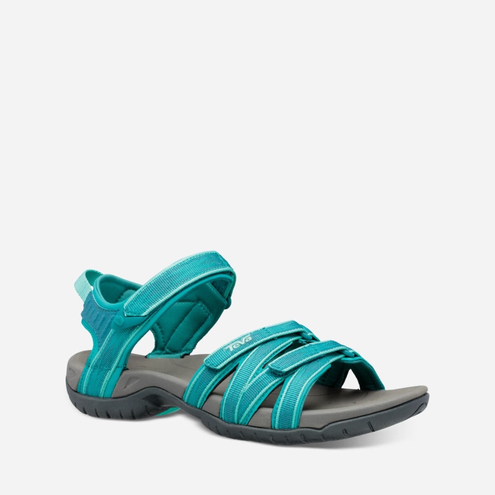 Women's Teva Tirra Hiking Sandals Turquoise Grey | 749356GQC