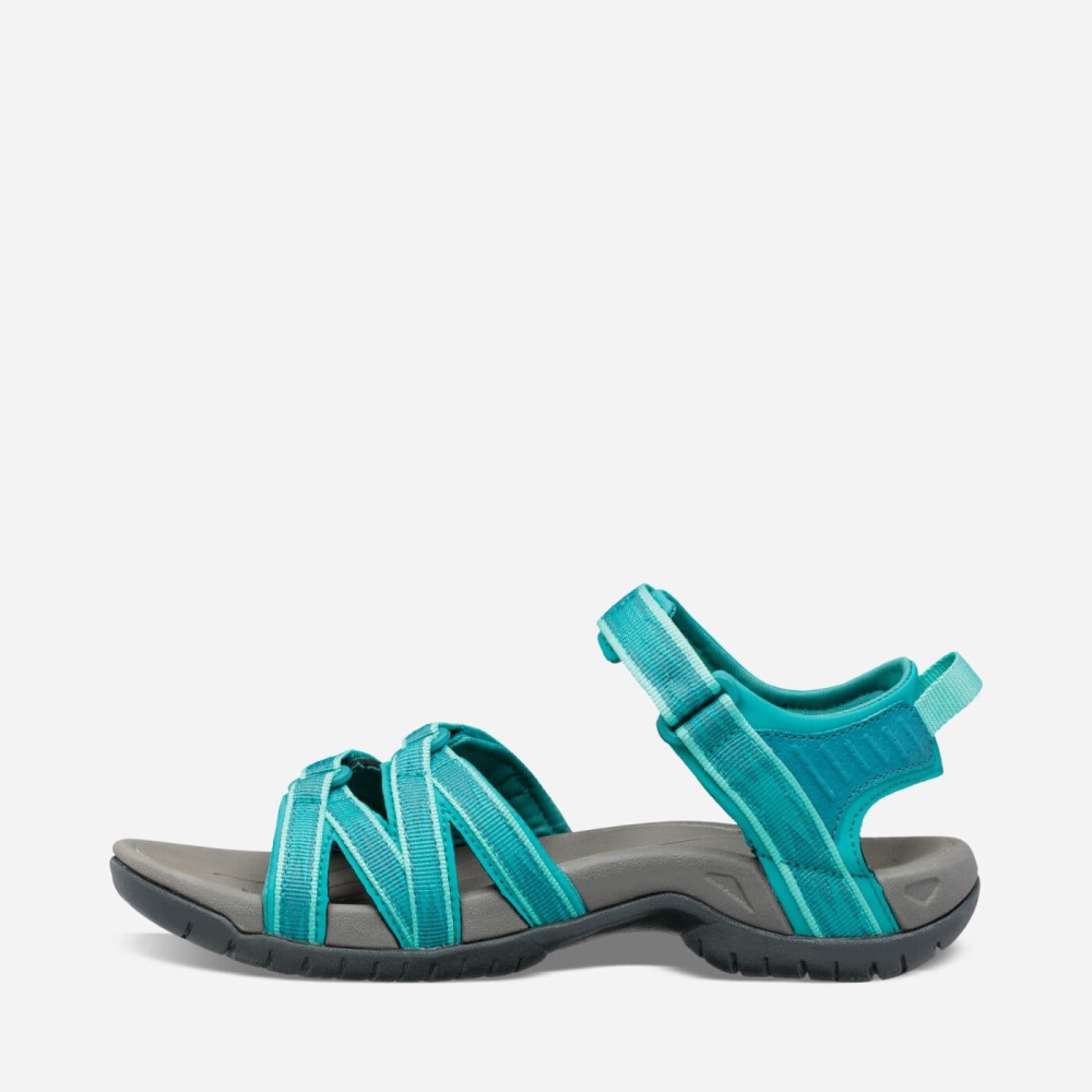 Women's Teva Tirra Hiking Sandals Turquoise Grey | 749356GQC