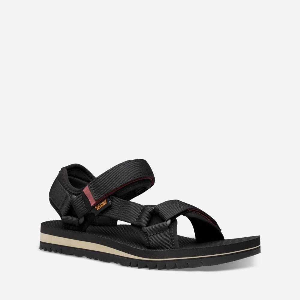 Women's Teva Universal Trail Flatform Sandals Black | 726819DRX