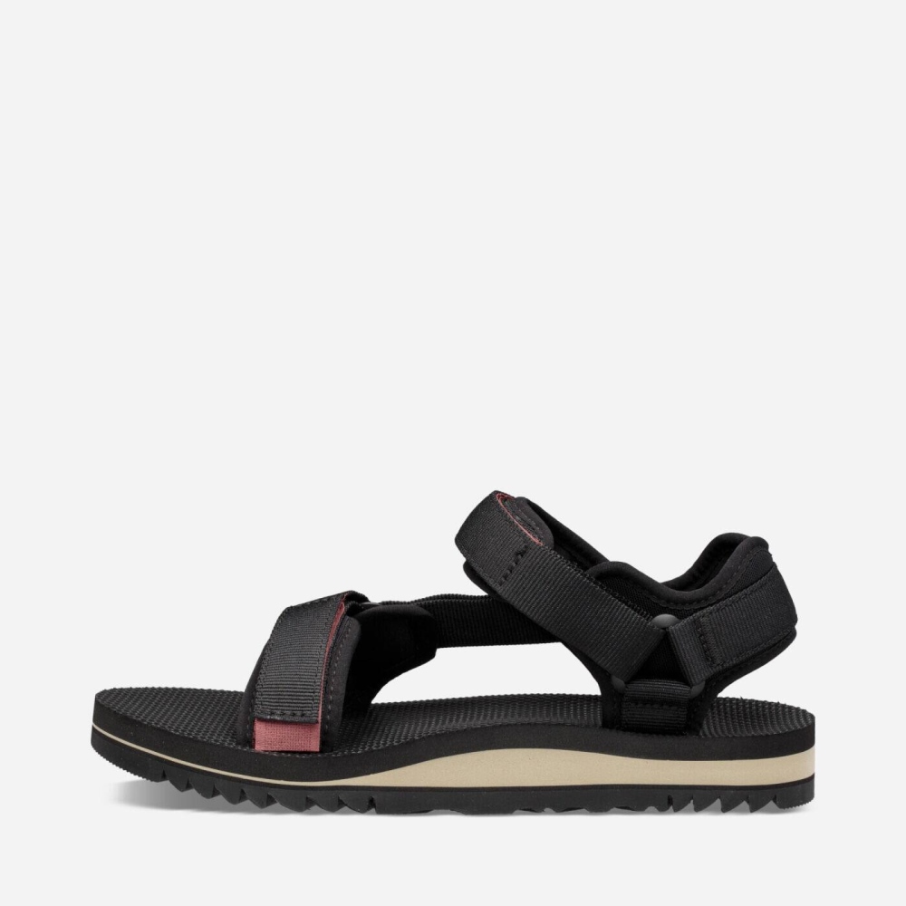 Women's Teva Universal Trail Flatform Sandals Black | 726819DRX