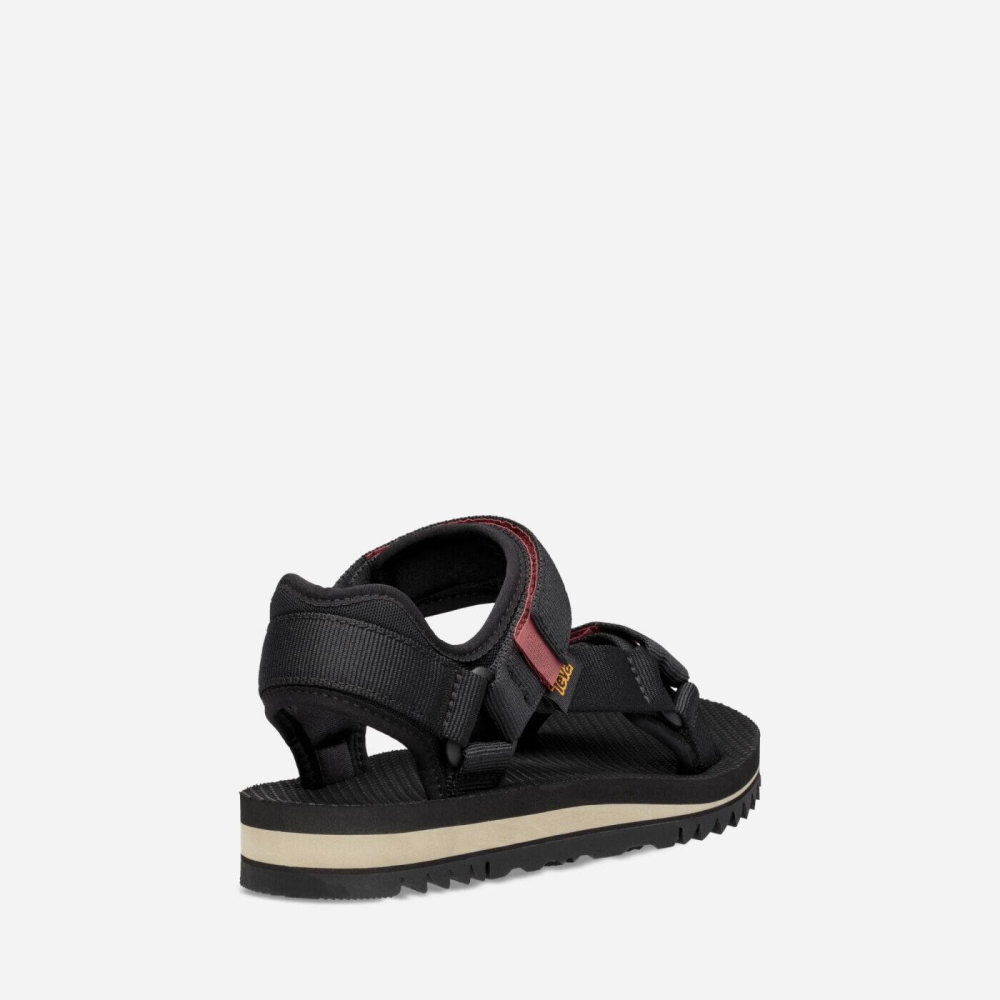 Women's Teva Universal Trail Flatform Sandals Black | 726819DRX