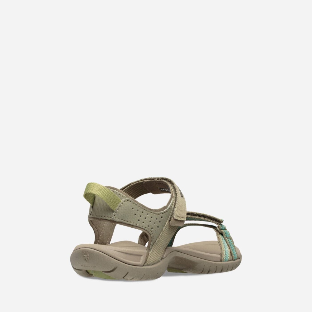 Women's Teva Verra Hiking Sandals Grey Olive | 865147UFN