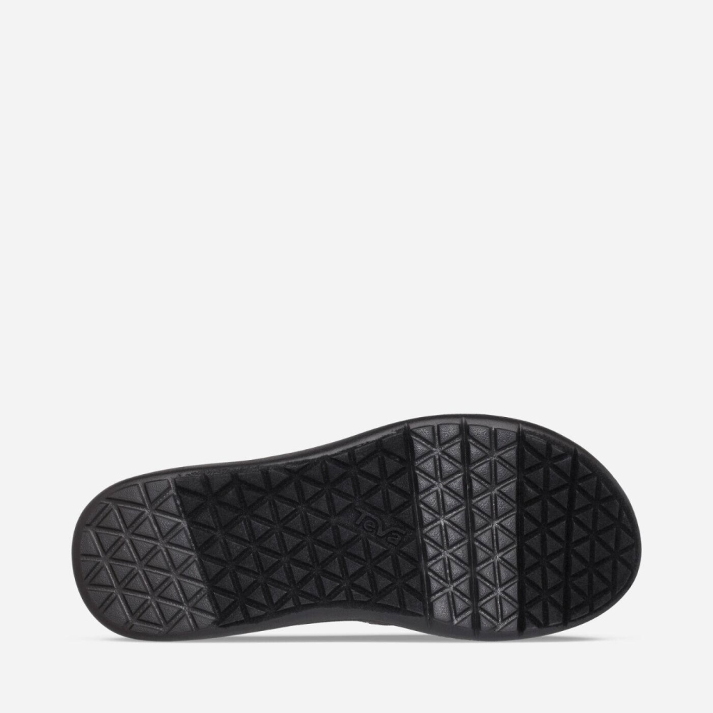 Women's Teva Voya Flip Flops Black | 703241VSP