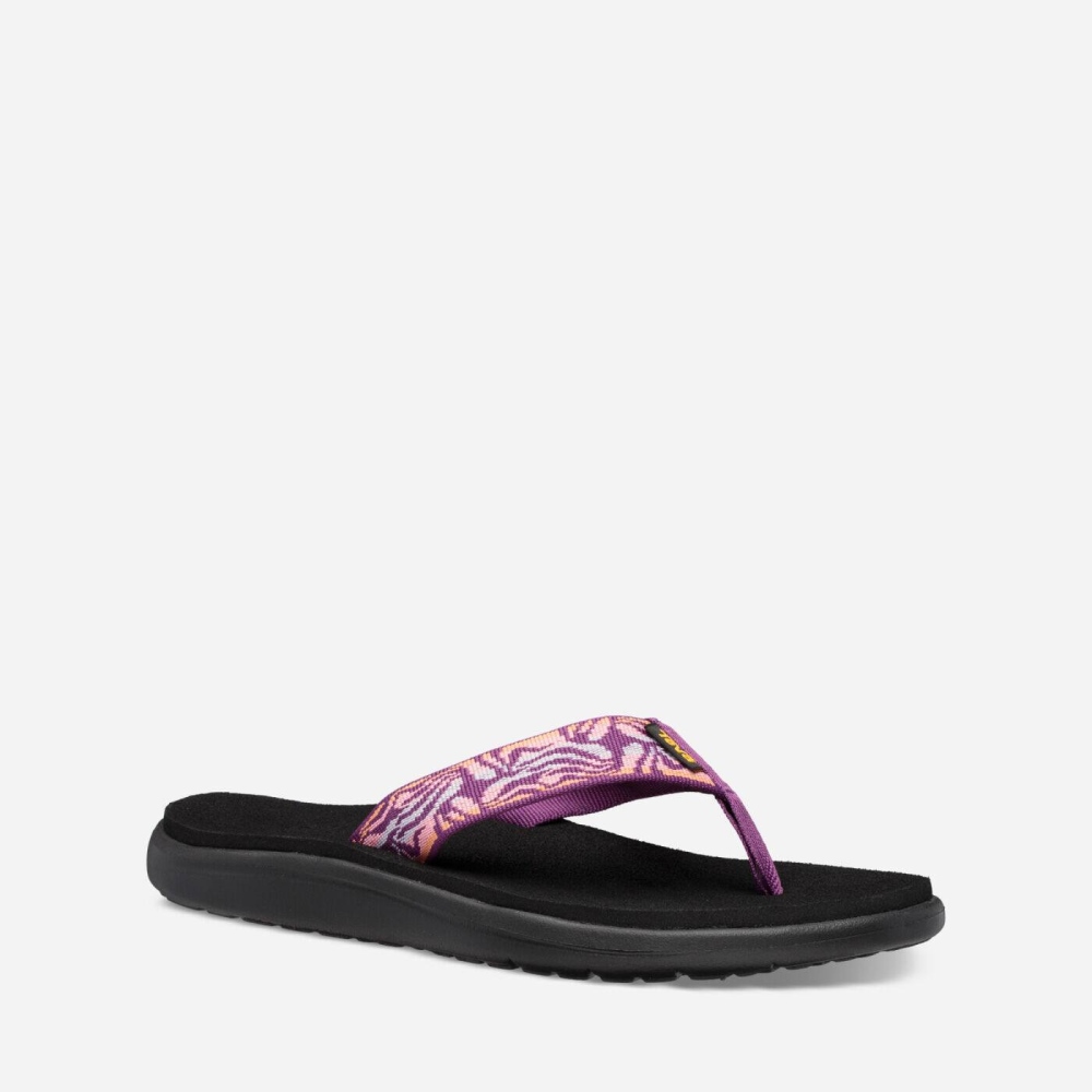 Women's Teva Voya Flip Flops Pink | 791342HTE