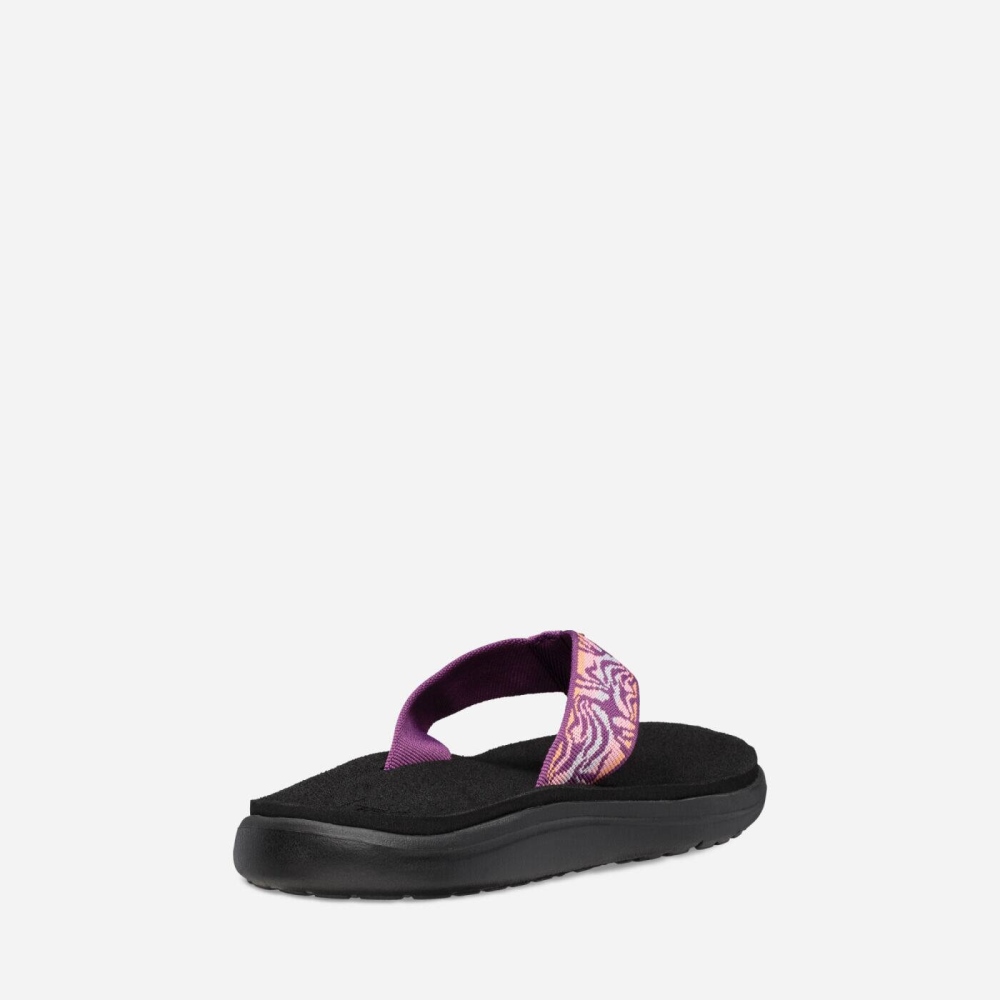 Women's Teva Voya Flip Flops Pink | 791342HTE