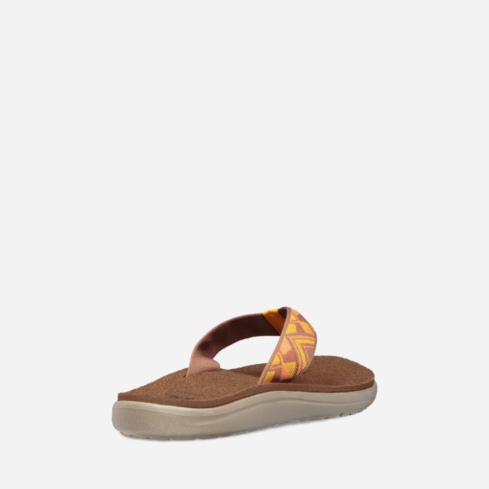 Women's Teva Voya Flip Flops Yellow | 530769ATZ