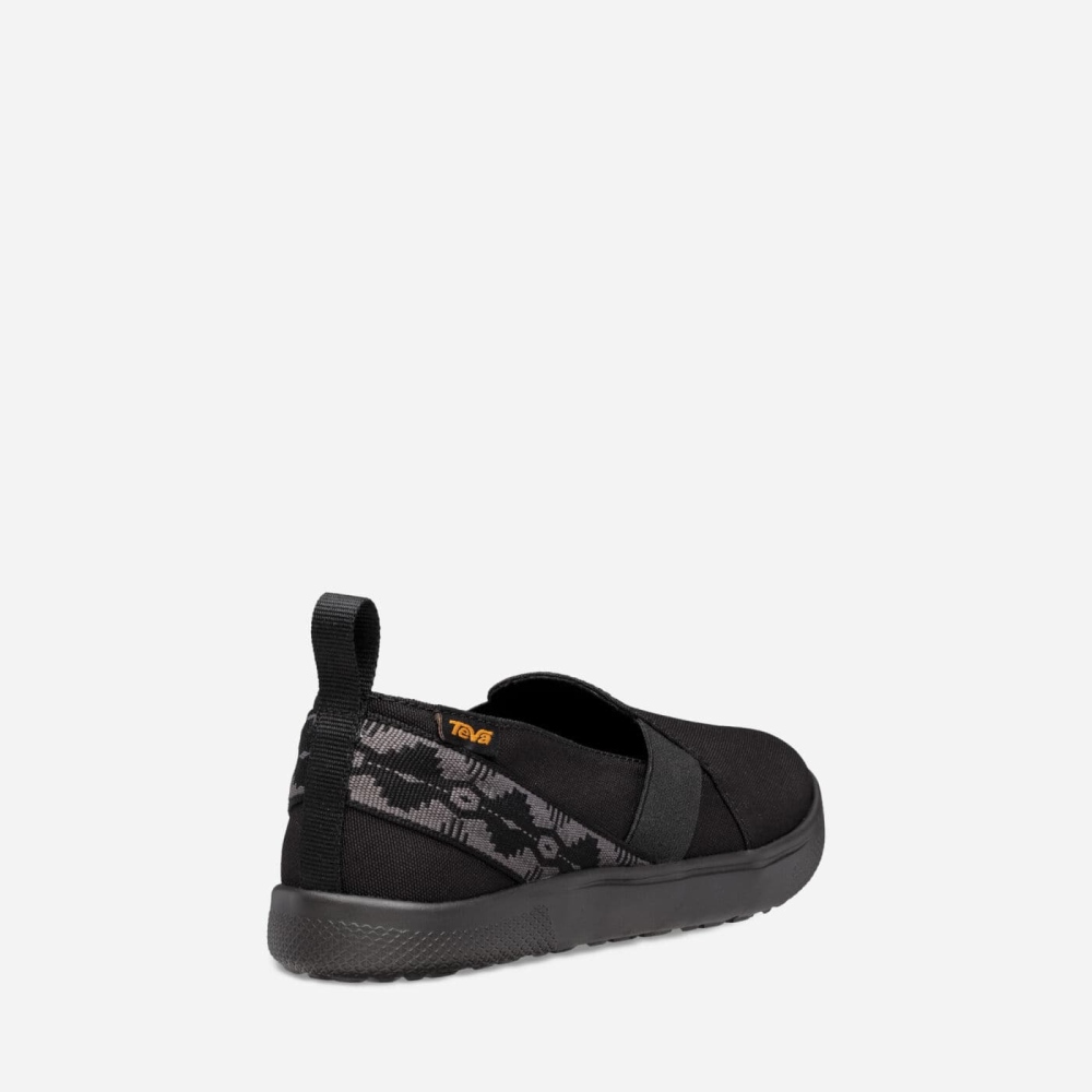 Women's Teva Voya Slip On Shoes Black | 543089QBN