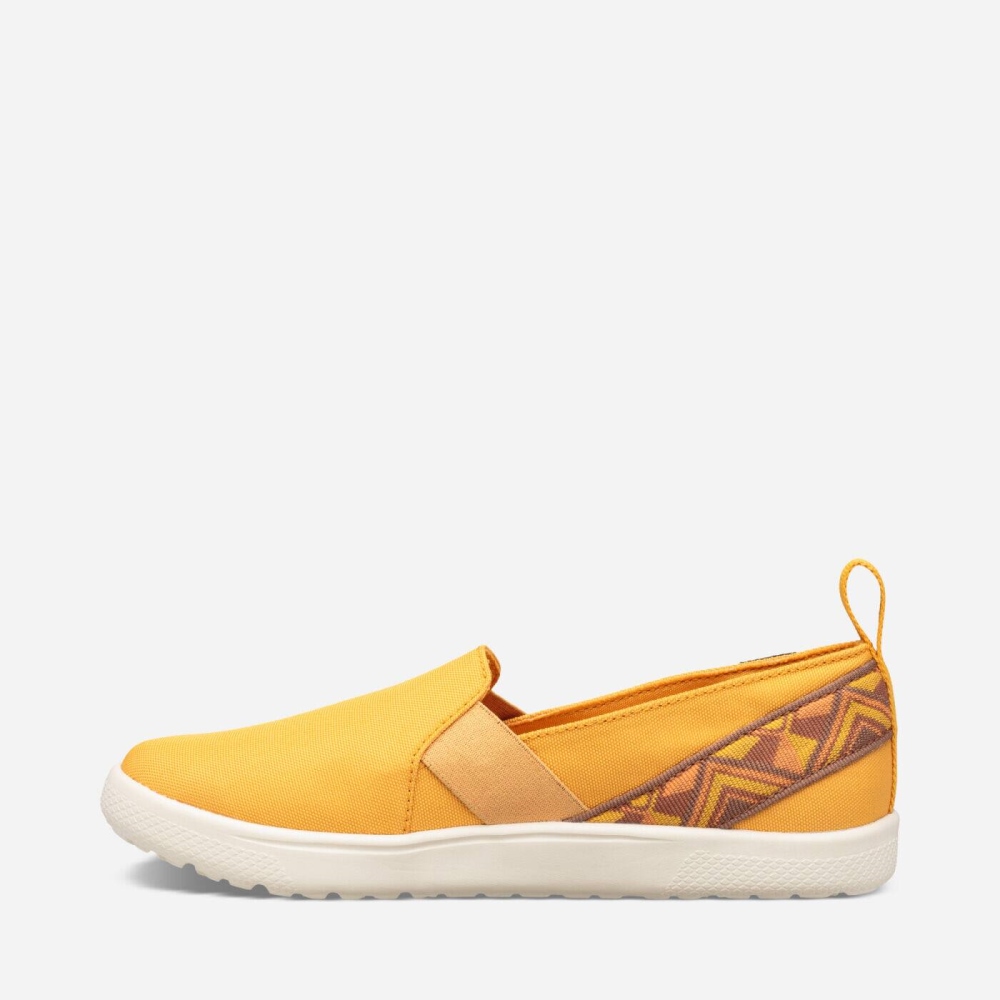 Women's Teva Voya Slip On Shoes Yellow | 289137NIF