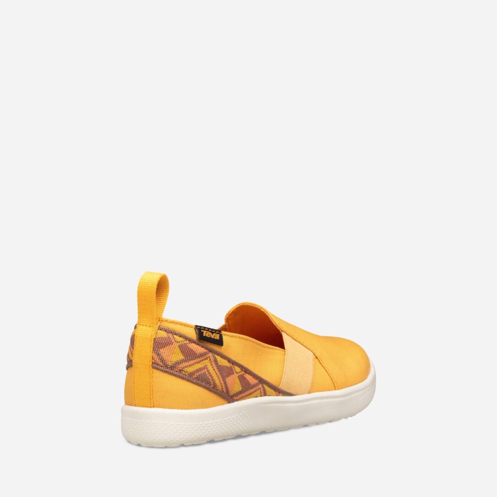 Women's Teva Voya Slip On Shoes Yellow | 289137NIF