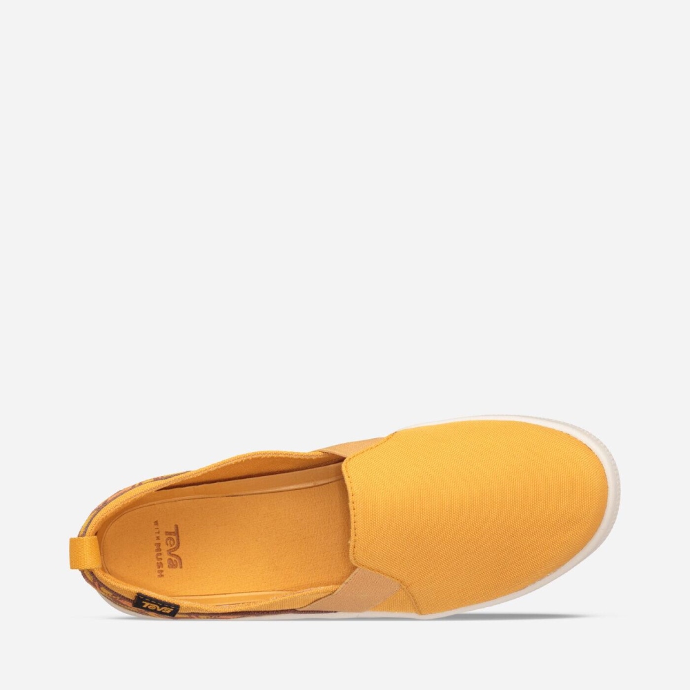 Women's Teva Voya Slip On Shoes Yellow | 289137NIF