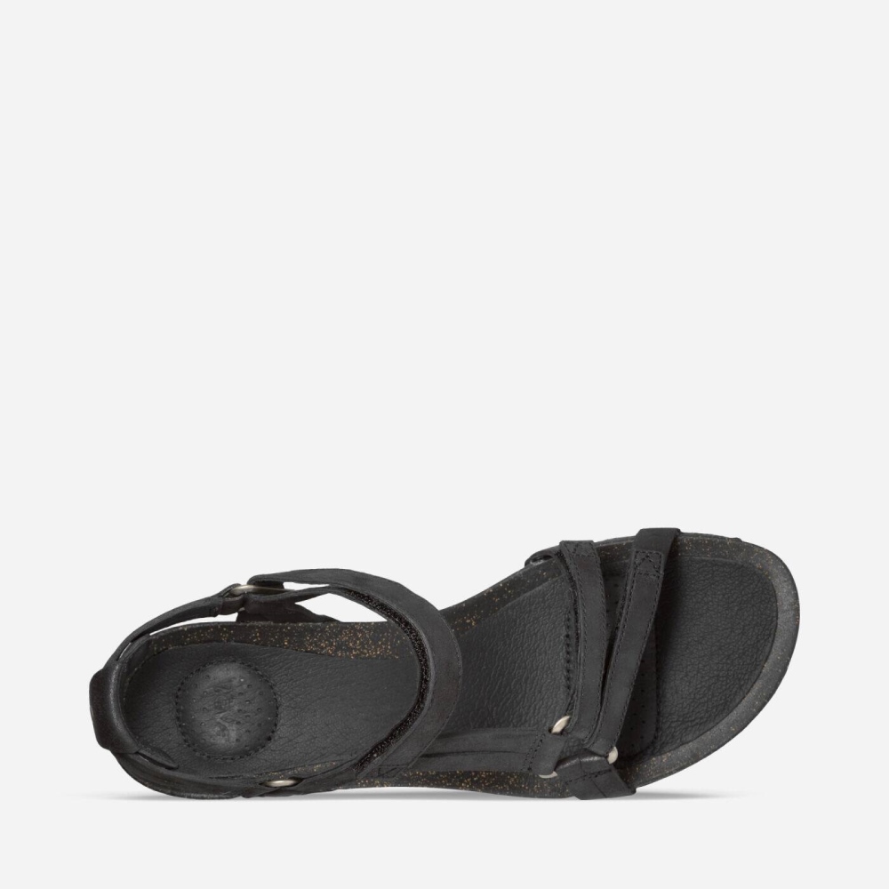 Women's Teva Ysidro Universal Wedge Sandals Black | 053648FCN