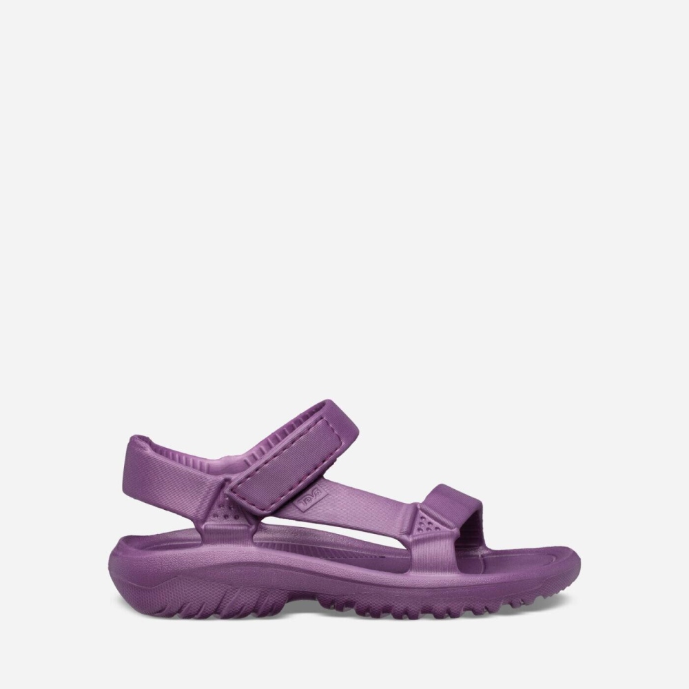 Kids' Teva Hurricane Drift Hiking Sandals Purple | 840513QUR