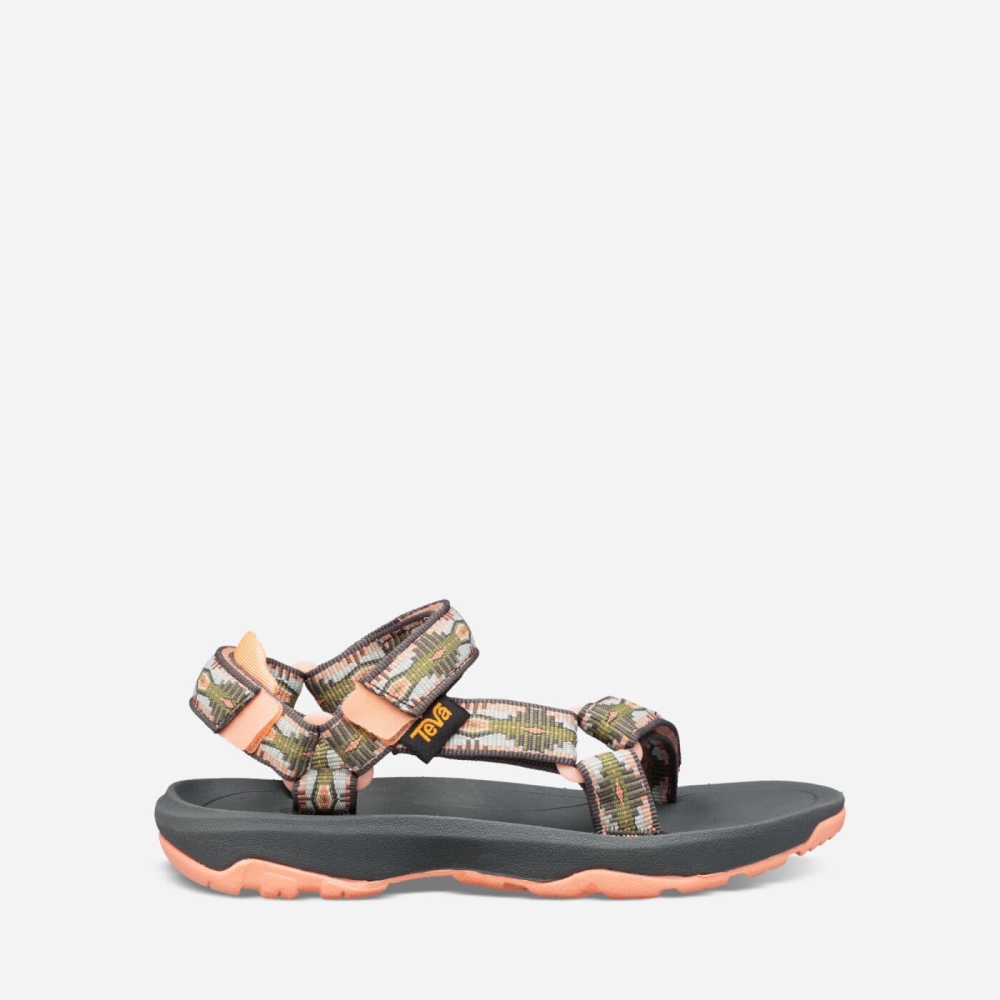 Kids' Teva Hurricane XLT2 Hiking Sandals Grey Orange | 085917WDE