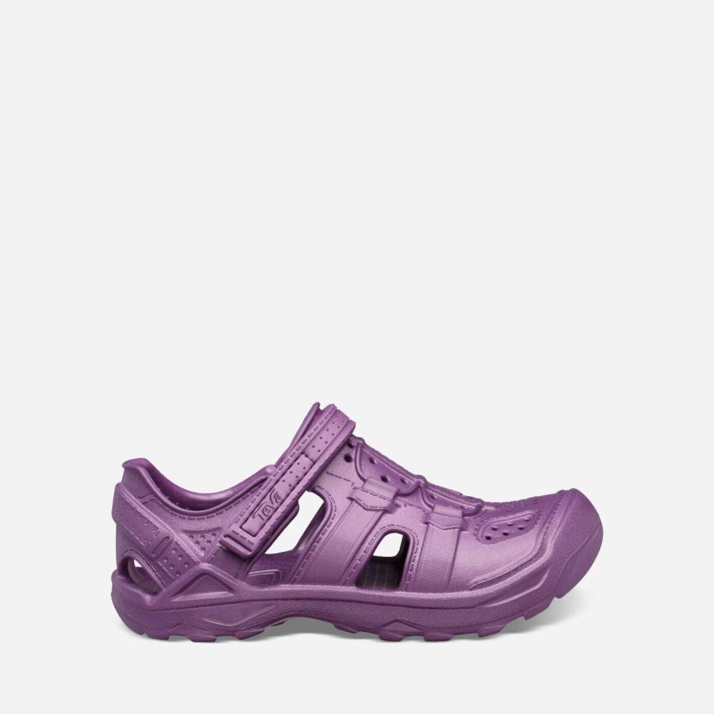 Kids' Teva Omnium Drift Hiking Shoes Purple | 947853GBL