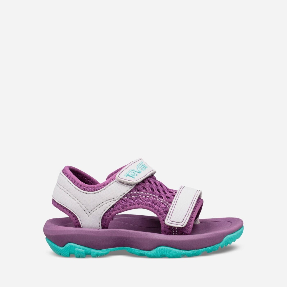 Kids' Teva Psyclone XLT Hiking Sandals Purple White | 283579YWF