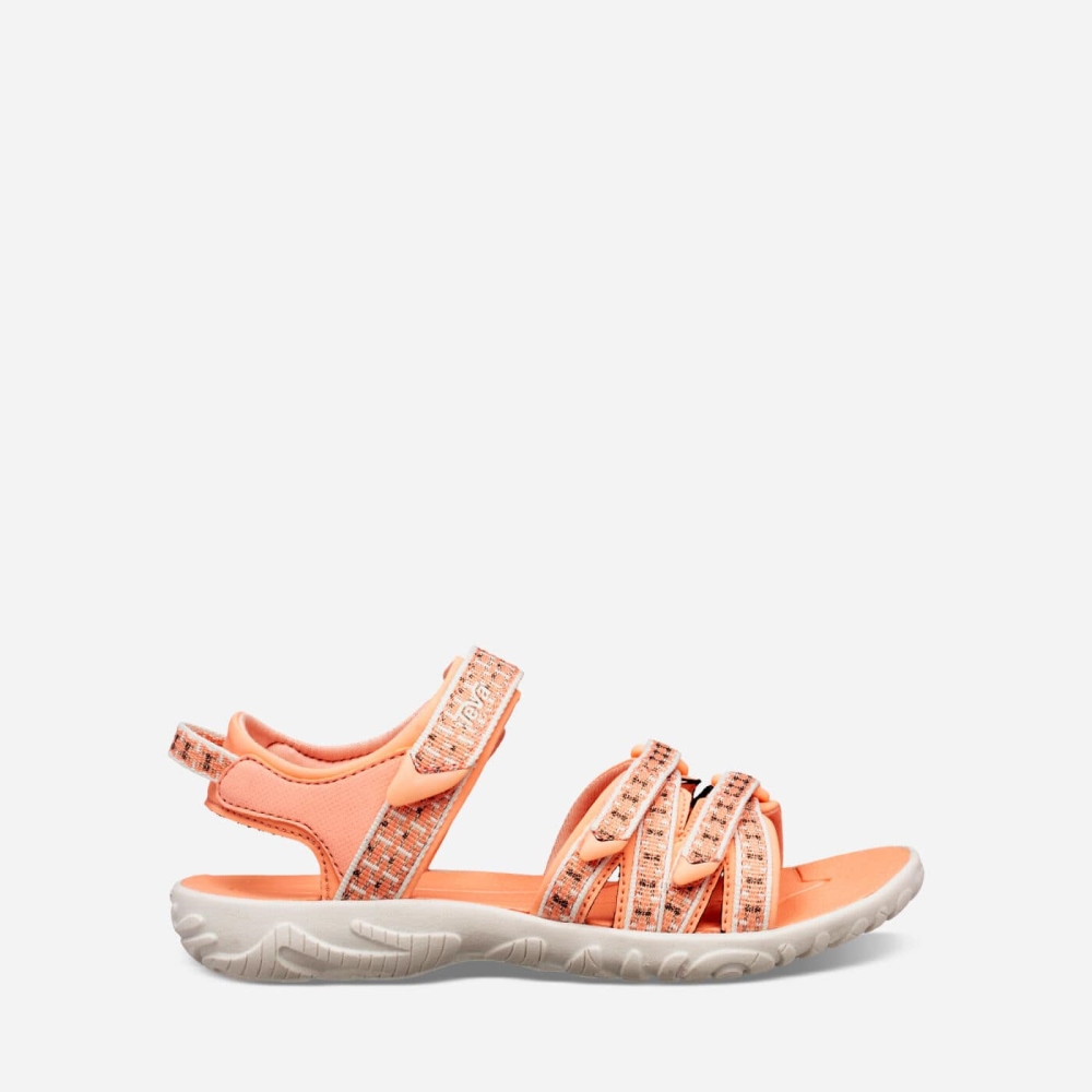 Kids' Teva Tirra Hiking Sandals Rose Gold | 036845RIG