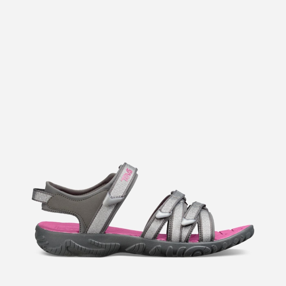 Kids' Teva Tirra Hiking Sandals Silver Rose | 971320TDB